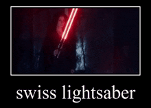 Swiss Lightsaber GIF