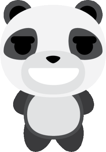 Happy Happy Panda Sticker - Happy Happy Panda Stickers