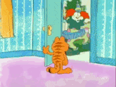 Garfield Clown GIF - Garfield Clown Slam Door GIFs