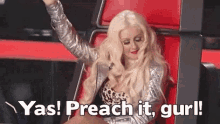 Christina Aguilera Preach It Girl GIF - Christina Aguilera Preach It Girl Yas GIFs