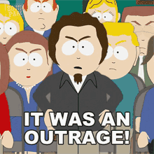 It Was An Outrage South Park GIF - It Was An Outrage South Park S8e1 GIFs