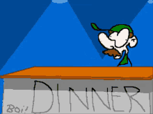 Munf Munf Luigi GIF - Munf Munf Luigi Dinner GIFs