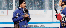 snl chance the rapper lets do that hockey come on over here dude come here