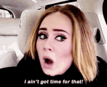 Adele Shocked GIF - Adele Shocked No Time GIFs
