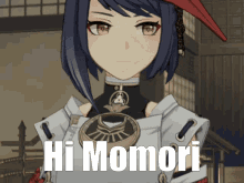 Hi Momori Anime GIF - Hi Momori Anime Genshin Impact GIFs