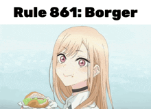 Rule 861 GIF - Rule 861 Burger GIFs