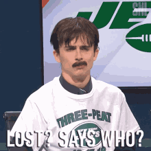Lost Says Who Thimothee Chalamet GIF - Lost Says Who Thimothee Chalamet Saturday Night Live GIFs