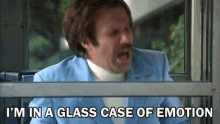 will ferrell glass case of emotion anchorman
