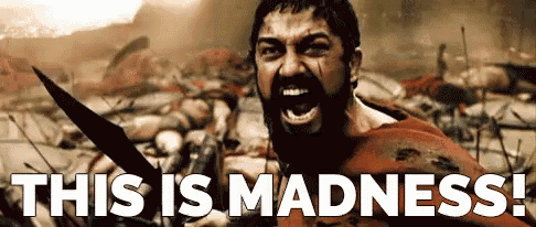 This Is Madness - Madness GIF - Gerald Butler Madness Mad - Discover &  Share GIFs