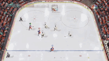 ice hockey playing animated nice goal