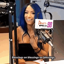 Sasha Banks Blessings On Blessings On Blessings GIF - Sasha Banks Blessings On Blessings On Blessings Big Sean GIFs