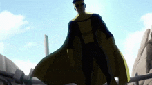 Evil Invincible Evil Mark Grayson GIF - Evil Invincible Evil Mark Grayson Black And Yellow Suit GIFs