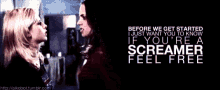 Screamer Buffy GIF - Screamer Buffy Faith GIFs