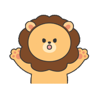Lion Predator Sticker - Lion Predator Fluffy Mane Stickers