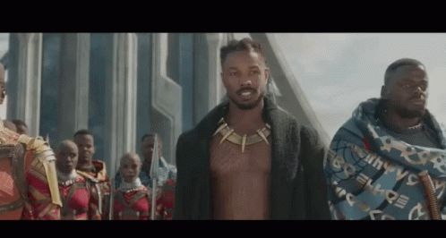 Pantera Negra / Chadwick Boseman / Marvel / GIF - Black Panther Marvel GIFs