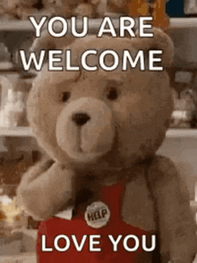 Ted Blow Kisses GIF - Ted Blow Kisses Youre Welcome GIFs