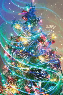Christmas Tree Snow GIF - Christmas Tree Snow GIFs