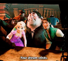 Tangled Your Dream Stinks GIF - Tangled Your Dream Stinks Rapunzel GIFs