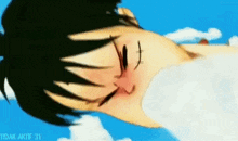 a cartoon character blowing a bubble with the words tidak aktif 31 in the background