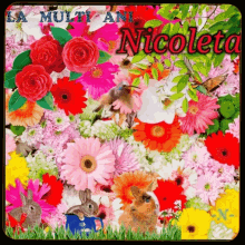 La Multi Ani Nicoleta GIF - La Multi Ani Nicoleta Happy Birthday GIFs