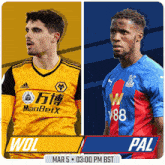 Wolverhampton Wanderers F.C. Vs. Crystal Palace F.C. Pre Game GIF - Soccer Epl English Premier League GIFs