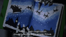 a book is open to a page that says their construction should be exceedingly simple i think