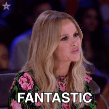 Fantastic Amanda Holden GIF - Fantastic Amanda Holden Britains Got Talent GIFs