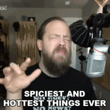 Spiciest And Hottest Things Ever Ryan Fluff Bruce GIF - Spiciest And Hottest Things Ever Ryan Fluff Bruce Riffs Beards And Gear GIFs