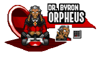 Dr Byron Orpheus Venture Bros Sticker
