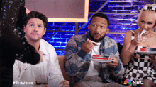 Listening While Eating Niall Horan GIF - Listening While Eating Niall Horan John Legend GIFs