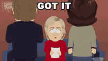 Got It Hillary Clinton GIF - Got It Hillary Clinton South Park GIFs