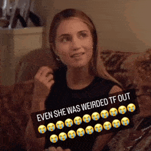 Even She Was Weirded Tf Out Dianna Agron GIF - Even She Was Weirded Tf Out Dianna Agron Shiva Baby GIFs