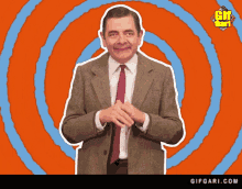 Mr Bean Surprised GIF
