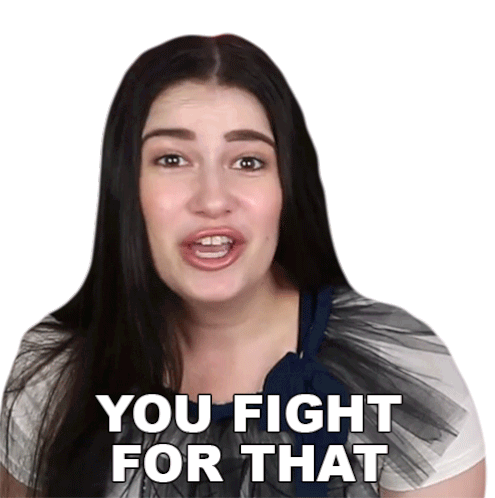 You Fight For That Marissa Rachel Sticker - You Fight For That Marissa Rachel You Need To Fight Stickers