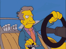The Simpsons Car GIF - The Simpsons Car Speed GIFs