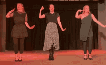 girls trio crazy musicals dancing