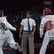 Jade Jones Hou Yuzhuo GIF - Jade Jones Hou Yuzhuo International Olympic Committee GIFs