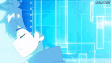 a cartoon of a boy with animed.tv written in the corner