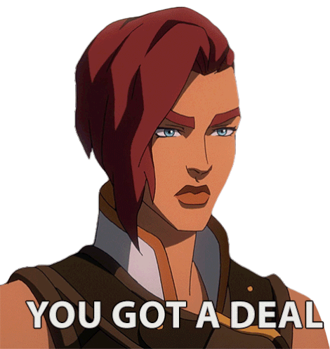 You Got A Deal Teela Sticker - You Got A Deal Teela Masters Of The Universe Revelation Stickers