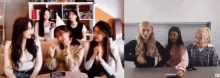 redsqure ari red square jinsoul slamming her head on the table ari slamming her head on the table loona red square