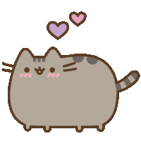 Fat Cat Love Sticker - Fat Cat Love Stickers
