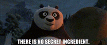 Kung Fu Panda Po GIF - Kung Fu Panda Po There Is No Secret Ingredient GIFs