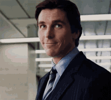Smiling Batman GIF - Smiling Batman Christian Bale GIFs