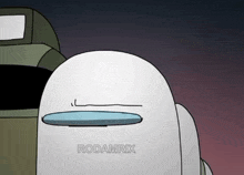 a cartoon character with rodamrix written on the bottom right