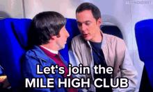 Mile High Club Sheldon Cooper GIF - Mile High Club Sheldon Cooper Flight GIFs