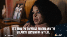 It'S Been The Greatest Burden And The Greatest Blessing Of My Life Beth Pearson GIF - It'S Been The Greatest Burden And The Greatest Blessing Of My Life Beth Pearson Susan Kelechi Watson GIFs