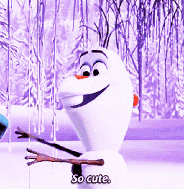 So Cute Olaf GIF - So Cute Olaf Frozen - Discover & Share GIFs
