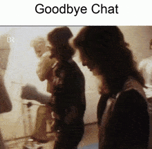 Goodbye Chat Kelly Groucutt GIF - Goodbye Chat Kelly Groucutt Richard Tandy GIFs