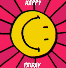 Happy Friday Smiley GIF - Happy Friday Smiley Rolling GIFs
