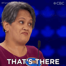 Thats There Editha GIF - Thats There Editha Family Feud Canada GIFs